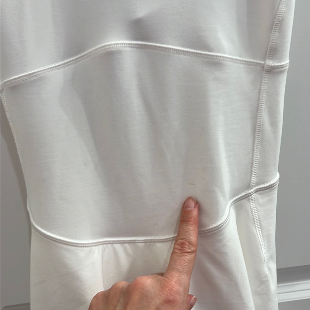 Lululemon Court Crush Dress white NWT Sz 8 - Picture 6 of 11